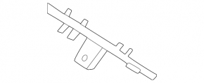 Front bumper mount, lower left fender, BMW X3 G45 25-26
