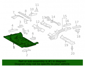 Trunk trough Lexus NX200t NX300 NX300h 15-21