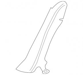 Rear pillar trim lower right VW Jetta 11-18 USA beige