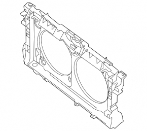 TV panel radiator Nissan Altima 16-18 2.5