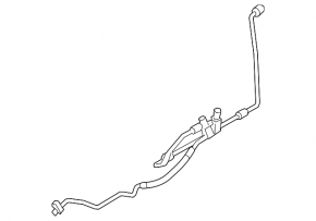Air conditioner tube heater-condenser BMW F30 12-18 N20