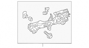 Front right door handle mechanism Toyota Sienna 21-25