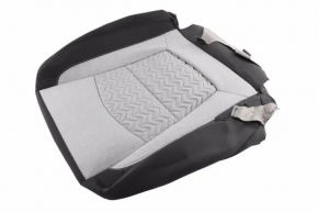 Rear seat, 2nd row, lower right side, Chevrolet Equinox 22-24, black and gray cloth, dry cleanable