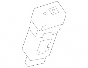 Parking button Toyota Prius 30 10-15