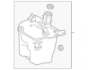Toyota Corolla 14-19 Windscreen Washer Reservoir
