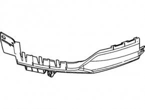 Front bumper mount right under headlight Ford Flex 09-12 prerest