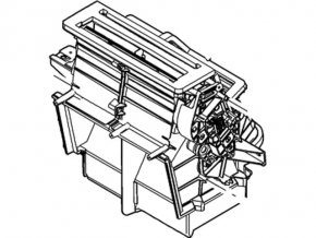 Heater assembly Ford Flex 09-11 auto