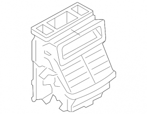 Heater assembly Ford Flex 09-11 auto