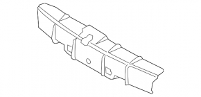Front bumper reinforcement trim for the Audi A3 8V 17-18