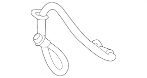 Rear left brake hose for Toyota Camry 18-24