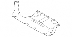 Front engine guard Porsche Cayenne 958 11-14