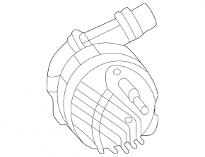 Additional cooling pump for Mercedes CLA 24-26