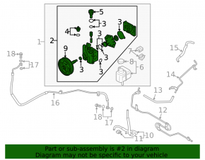 Power steering pump Mazda CX-7 06-09