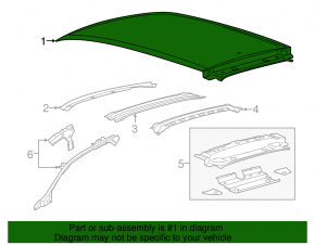 Roof metal Lincoln MKX 16-18