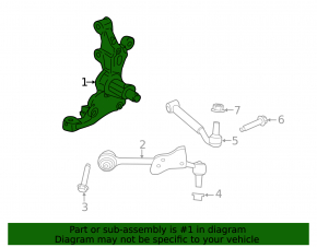 Front left axle Ford Mustang mk6 15-21