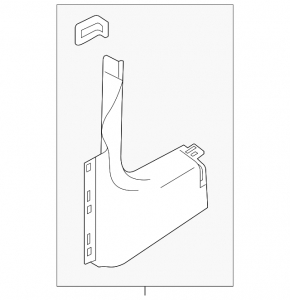 Front pillar trim lower right Ford Mustang mk6 15- black