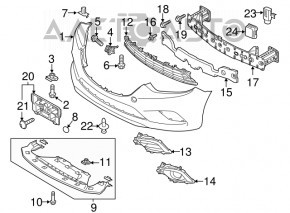 Right fog light plug Mazda 6 13-17