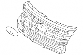 Radiator grille grill Ford Explorer 18-19 rest sport