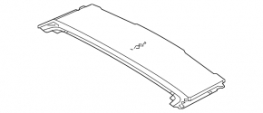 Metal roof for Land Rover Range Rover Velar 18-23 with panoramic windows, sawed off