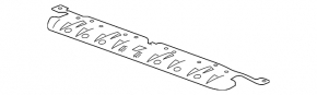 Front Bumper Bracket Central Jaguar F-Pace 21-23 R-Dynamic