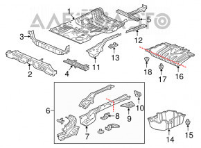 Trunk tray Honda CRV 17-22