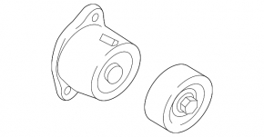 Kia Optima 16-20 drive belt tensioner pulley