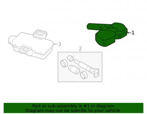 Wheel Pressure Sensor Infiniti QX30 17-