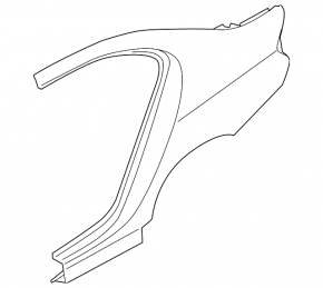 Quarter wing rear left BMW 5 F10 11-16
