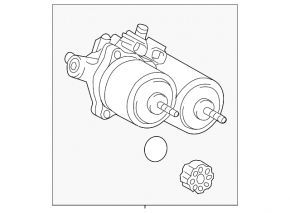 Brake booster Lexus NX300h 15-21