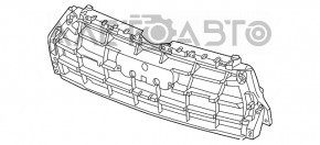 Radiator grill frame grill Audi A6 C7 16-18 S-line