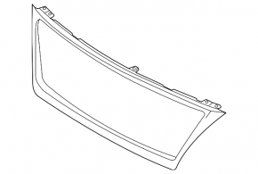Chrome grille trim for Lexus ES350 10-12 rest.
