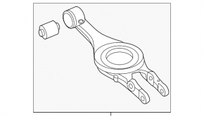 Lower control arm for rear right spring Kia EV6 22-24
