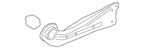 Rear left longitudinal arm VW Golf 15-21