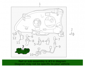 Front bumper mount left under headlight Nissan Sentra 13-15 prerest