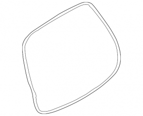 Subaru Forester 25-26 trunk door rubber seal