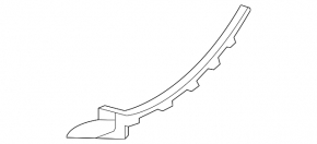 Windscreen wiper seal right Nissan Versa 12-19 usa