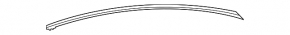 Upper rear left door molding for Lexus ES 250 ES300h ES350 19-26 chrome
