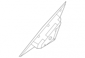 Front right triangle fender molding for Hyundai Palisade 20-25