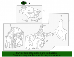 Chevrolet Equinox EV 24-26 master cylinder reservoir cap