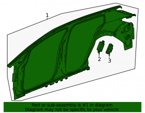 Quarter wing rear left Chevrolet Equinox EV 24-26