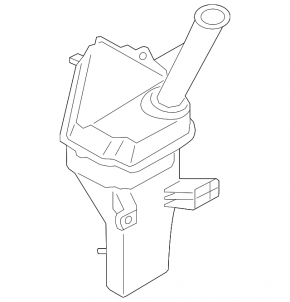 Hyundai Ioniq 17-22 windshield washer reservoir without sensor and cap