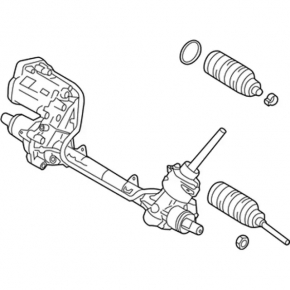 Lincoln MKX 16-18 steering rack
