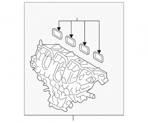 Intake manifold Ford Edge 19-24 2.0T