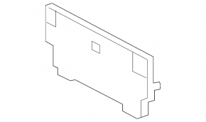 Front bumper number plate area Mazda CX-5 22-25