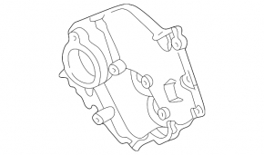 Front Upper Right Engine Timing Belt Cover BMW X5 E70 4.8 N62B48