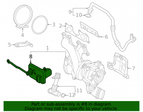 BMW X5 G05 24-26 3.0T Turbo Actuator