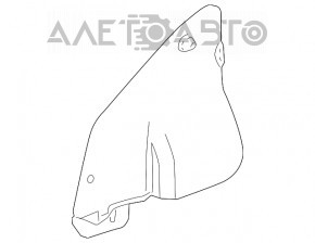 Mudguard front left Chevrolet Equinox 10-17