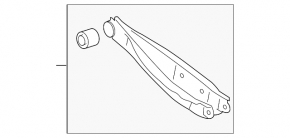 Rear left transverse control arm Subaru Outback 10-14