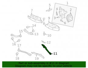 Mercedes W211 rear right camber arm