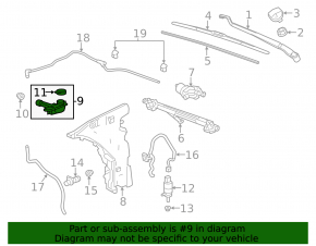 Cadillac ATS 13-19 Windshield Washer Reservoir Neck Without Cap